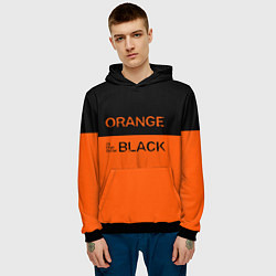 Толстовка-худи мужская Orange Is the New Black, цвет: 3D-черный — фото 2