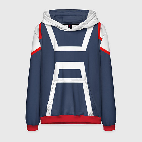 Мужская толстовка MHA U A SCHOOL / 3D-Красный – фото 1