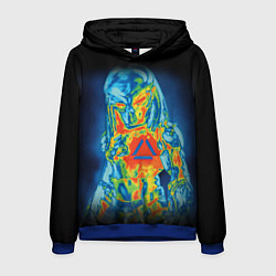 Толстовка-худи мужская Predator Vision, цвет: 3D-синий