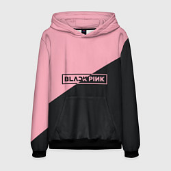 Толстовка-худи мужская Black Pink, цвет: 3D-черный
