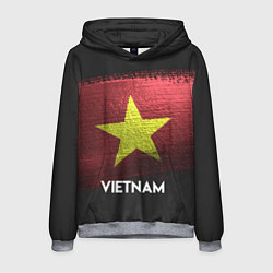 Толстовка-худи мужская Vietnam Style, цвет: 3D-меланж