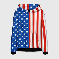 Толстовка-худи мужская American Patriot цвета 3D-черный — фото 1