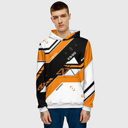 Толстовка-худи мужская CS:GO Asiimov Inverted, цвет: 3D-белый — фото 2