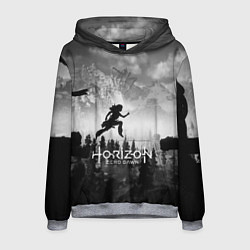 Толстовка-худи мужская Horizon Zero Dawn: Dark Runner, цвет: 3D-меланж