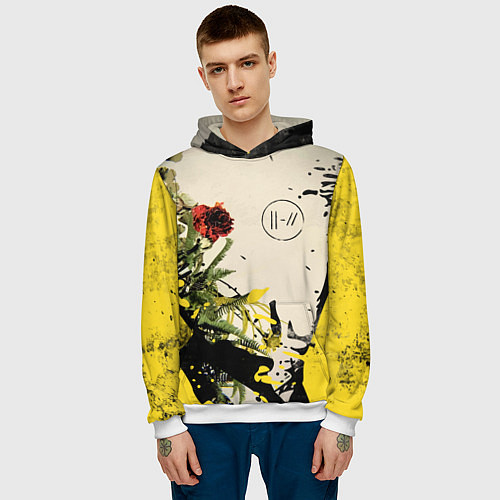 Мужская толстовка TOP: Chlorine / 3D-Белый – фото 3