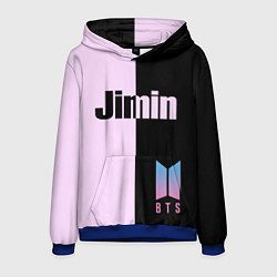 Толстовка-худи мужская BTS Jimin, цвет: 3D-синий