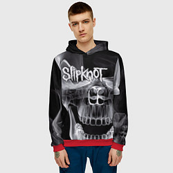 Толстовка-худи мужская Slipknot Death, цвет: 3D-красный — фото 2