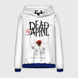 Толстовка-худи мужская Dead by April, цвет: 3D-синий