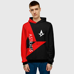 Толстовка-худи мужская Astralis: Cybergaming, цвет: 3D-черный — фото 2