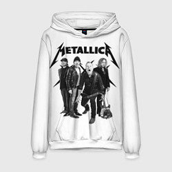 Толстовка-худи мужская Metallica, цвет: 3D-белый