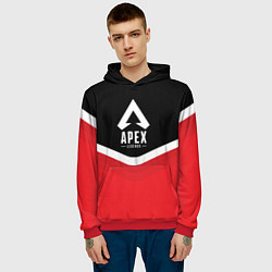 Толстовка-худи мужская Apex Legends: Uniform, цвет: 3D-красный — фото 2