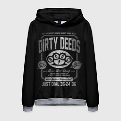 Толстовка-худи мужская AC/DC: Dirty Deeds, цвет: 3D-меланж