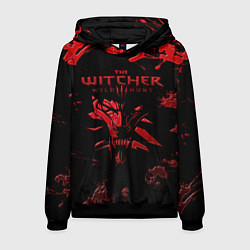 Толстовка-худи мужская The Witcher 3: Wild Hunt, цвет: 3D-черный