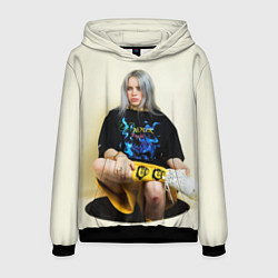 Толстовка-худи мужская Billie Eilish: Lovely, цвет: 3D-черный