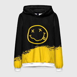 Толстовка-худи мужская NIRVANA, цвет: 3D-белый