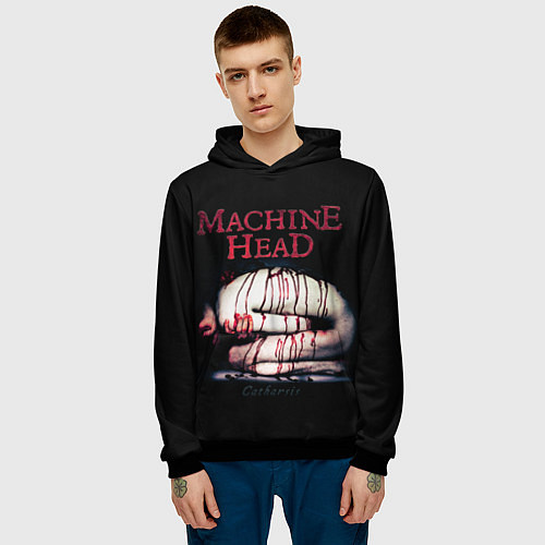 Мужская толстовка Machine Head: Catharsis / 3D-Черный – фото 3