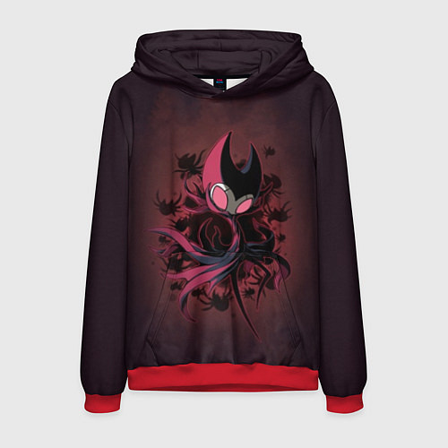 Мужская толстовка Hollow Knight / 3D-Красный – фото 1