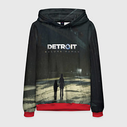 Толстовка-худи мужская Detroit: Become Human, цвет: 3D-красный