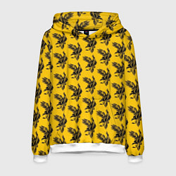 Толстовка-худи мужская TOP: BANDITO, цвет: 3D-белый