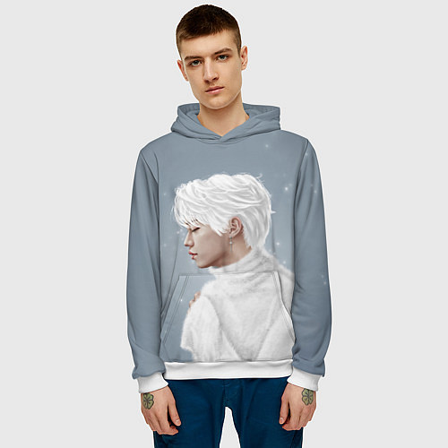 Мужская толстовка Stray Kids / 3D-Белый – фото 3