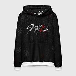 Толстовка-худи мужская STRAY KIDS, цвет: 3D-белый