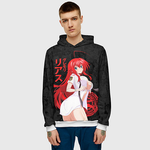 Мужская толстовка DxD RIAS JAPSTYLE / 3D-Белый – фото 3