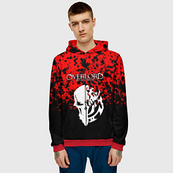 Толстовка-худи мужская OVERLORD, цвет: 3D-красный — фото 2