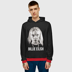 Толстовка-худи мужская BILLIE EILISH, цвет: 3D-красный — фото 2