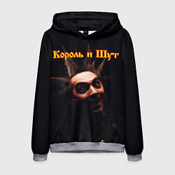 Толстовка-худи мужская Король и Шут Анархия спина, цвет: 3D-меланж