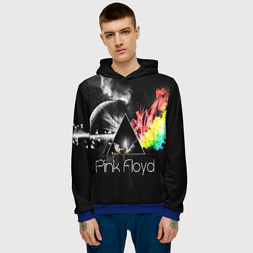 Мужская толстовка PINK FLOYD / 3D-Синий – фото 3