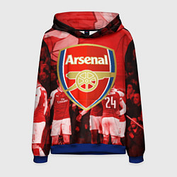 Толстовка-худи мужская Arsenal, цвет: 3D-синий