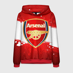 Толстовка-худи мужская Arsenal, цвет: 3D-красный