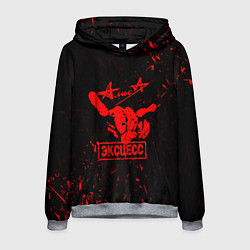 Толстовка-худи мужская АлисА, цвет: 3D-меланж