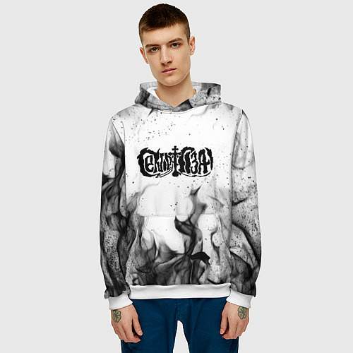 Мужская толстовка СЕКТОР ГАЗА / 3D-Белый – фото 3