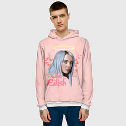 Толстовка-худи мужская Billie Eilish, цвет: 3D-белый — фото 2