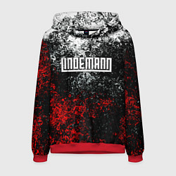 Толстовка-худи мужская LINDEMANN: Colour Splash, цвет: 3D-красный