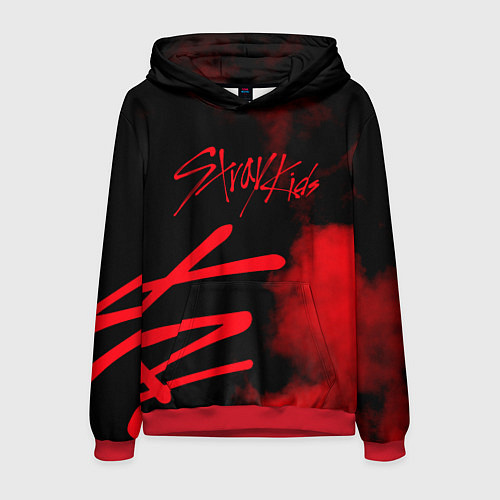 Мужская толстовка Stray Kids / 3D-Красный – фото 1