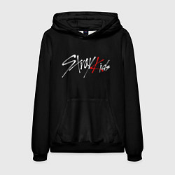Толстовка-худи мужская STRAY KIDS, цвет: 3D-черный