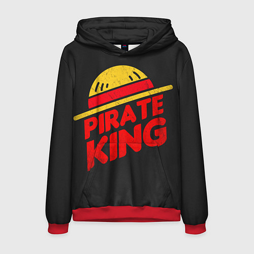 Мужская толстовка One Piece Pirate King / 3D-Красный – фото 1