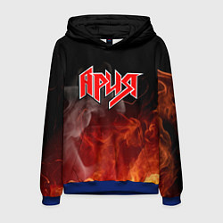 Толстовка-худи мужская АРИЯ, цвет: 3D-синий