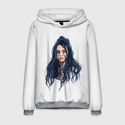 Толстовка-худи мужская BILLIE EILISH, цвет: 3D-меланж