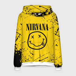 Толстовка-худи мужская NIRVANA, цвет: 3D-белый