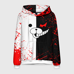 Толстовка-худи мужская MONOKUMA, цвет: 3D-белый