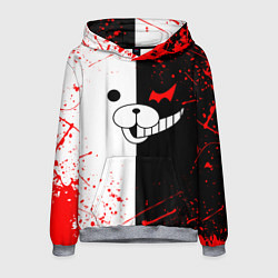 Толстовка-худи мужская MONOKUMA, цвет: 3D-меланж