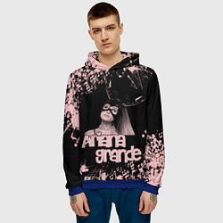 Толстовка-худи мужская ARIANA GRANDE, цвет: 3D-синий — фото 2