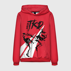 Толстовка-худи мужская Taekwondo, цвет: 3D-красный