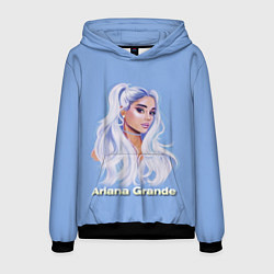 Толстовка-худи мужская Ariana Grande Ариана Гранде, цвет: 3D-черный