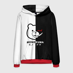Толстовка-худи мужская Monokuma, цвет: 3D-красный