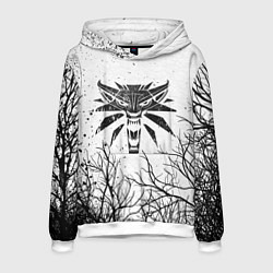 Толстовка-худи мужская ВЕДЬМАК, цвет: 3D-белый