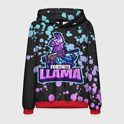 Толстовка-худи мужская Fortnite LLAMA, цвет: 3D-красный